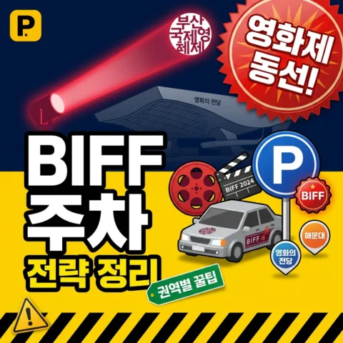 부산국제영화제(BIFF) 주차 — 영화의 전당·해운대 권역 전략 - 꿀팁