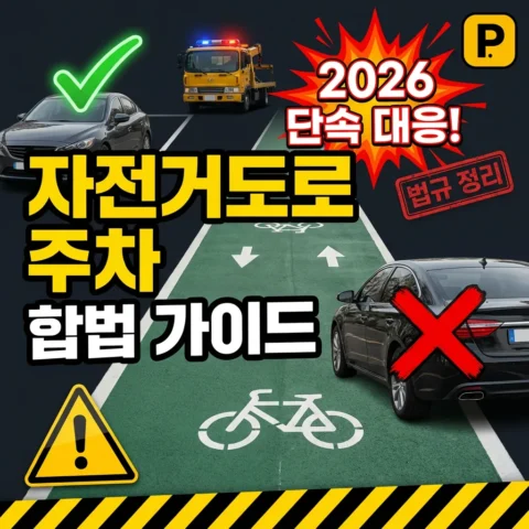 자전거도로 인근 합법 주차 가이드 (2026 단속 강화 대응) - 가이드