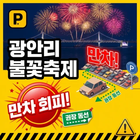 부산 광안리 불꽃축제 주차 — 만차 회피 권장 동선 - 이벤트