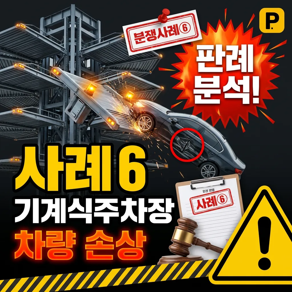사례 6. 기계식주차장 차량 손상