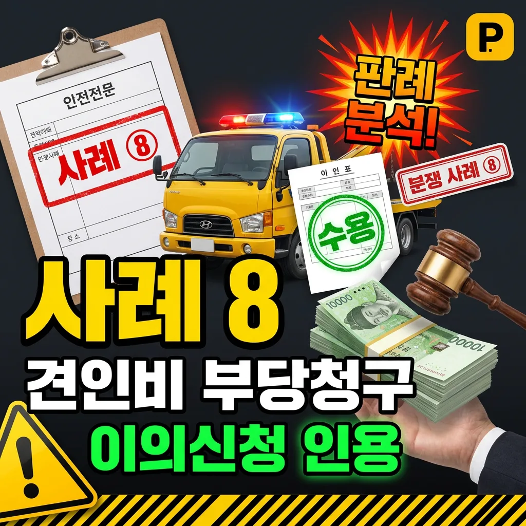 사례 8. 견인비 부당청구 이의신청 인용