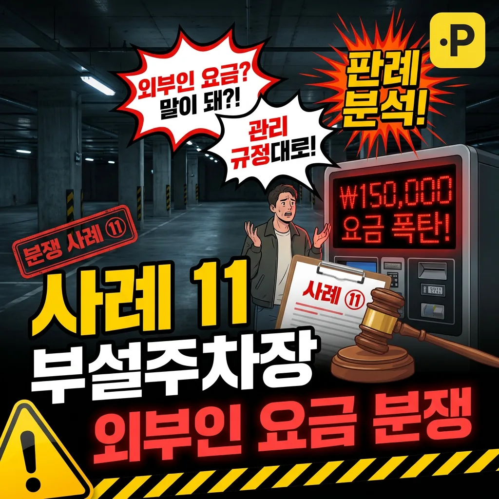 사례 11. 부설주차장 외부인 요금 분쟁
