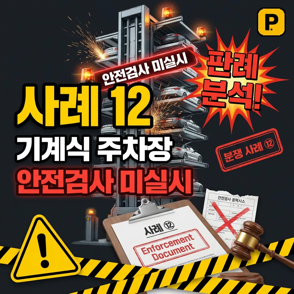 사례 12. 기계식주차장 안전검사 미실시