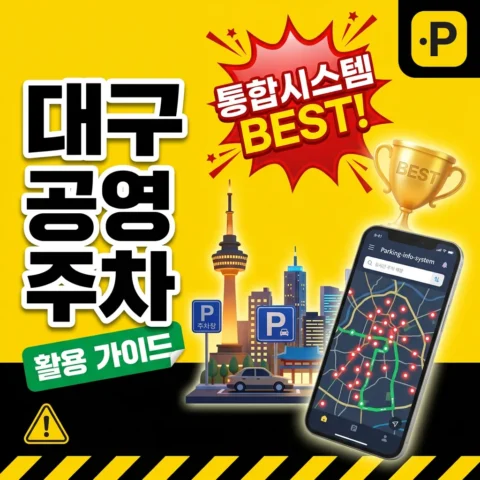 대구 공영주차장 BEST — 통합주차정보시스템 활용 가이드 - 랭킹