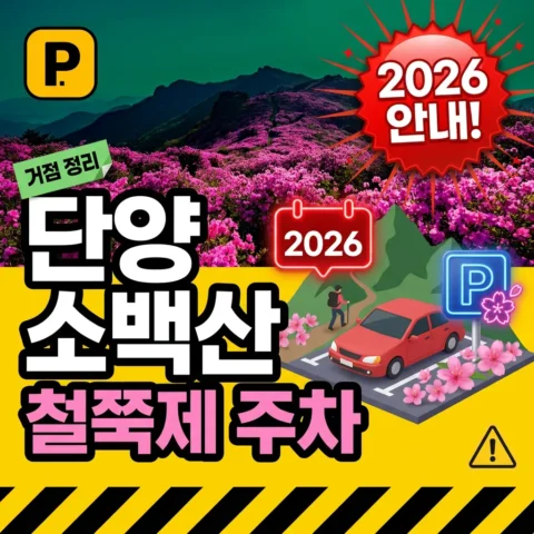 2026 단양 소백산 철쭉제 주차 - 이벤트