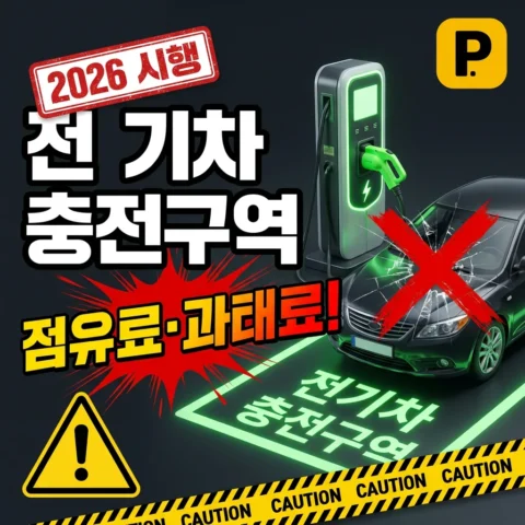 전기차 충전구역 점유료·과태료 — 2026 시행 기준 정리 - 가이드