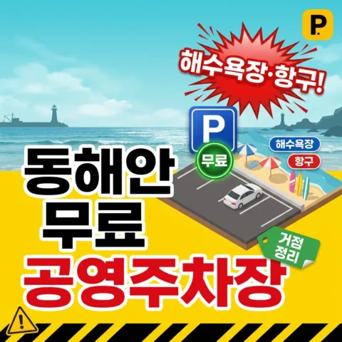 강원도 동해안 무료 공영주차장 — 해수욕장·항구 거점 정리 - 꿀팁