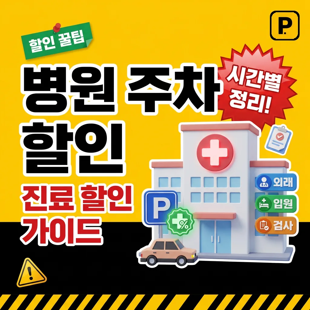 병원 주차 — 진료 할인 가이드