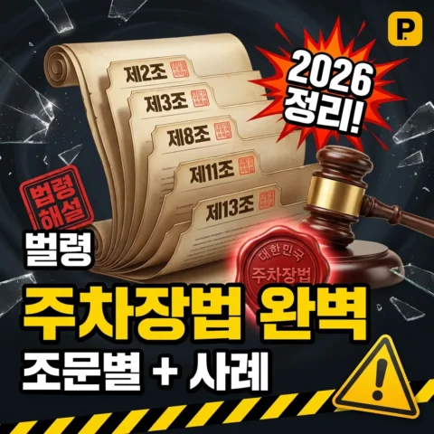 주차장법 완벽 정리 — 조문별 해설 + 실제 사례 (2026)