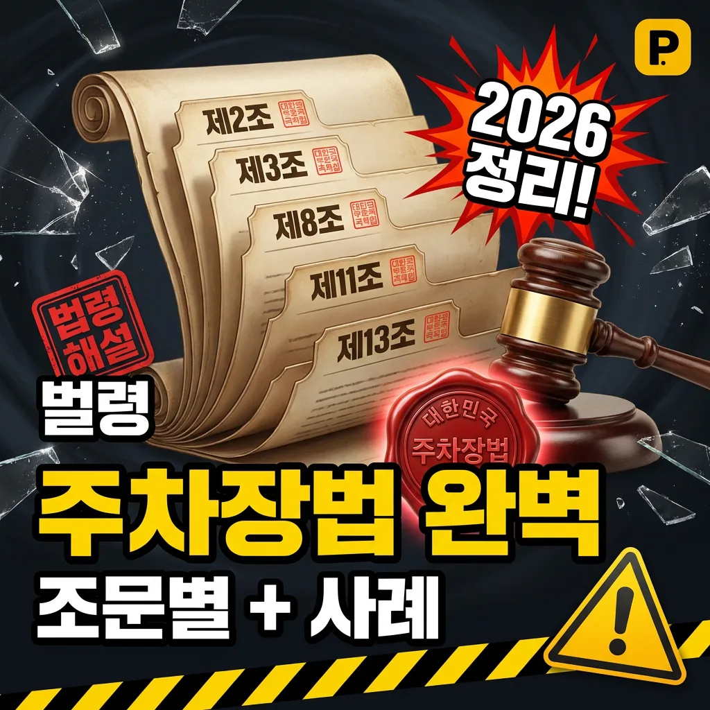 주차장법 완벽 정리 — 조문별 해설 + 실제 사례 (2026)