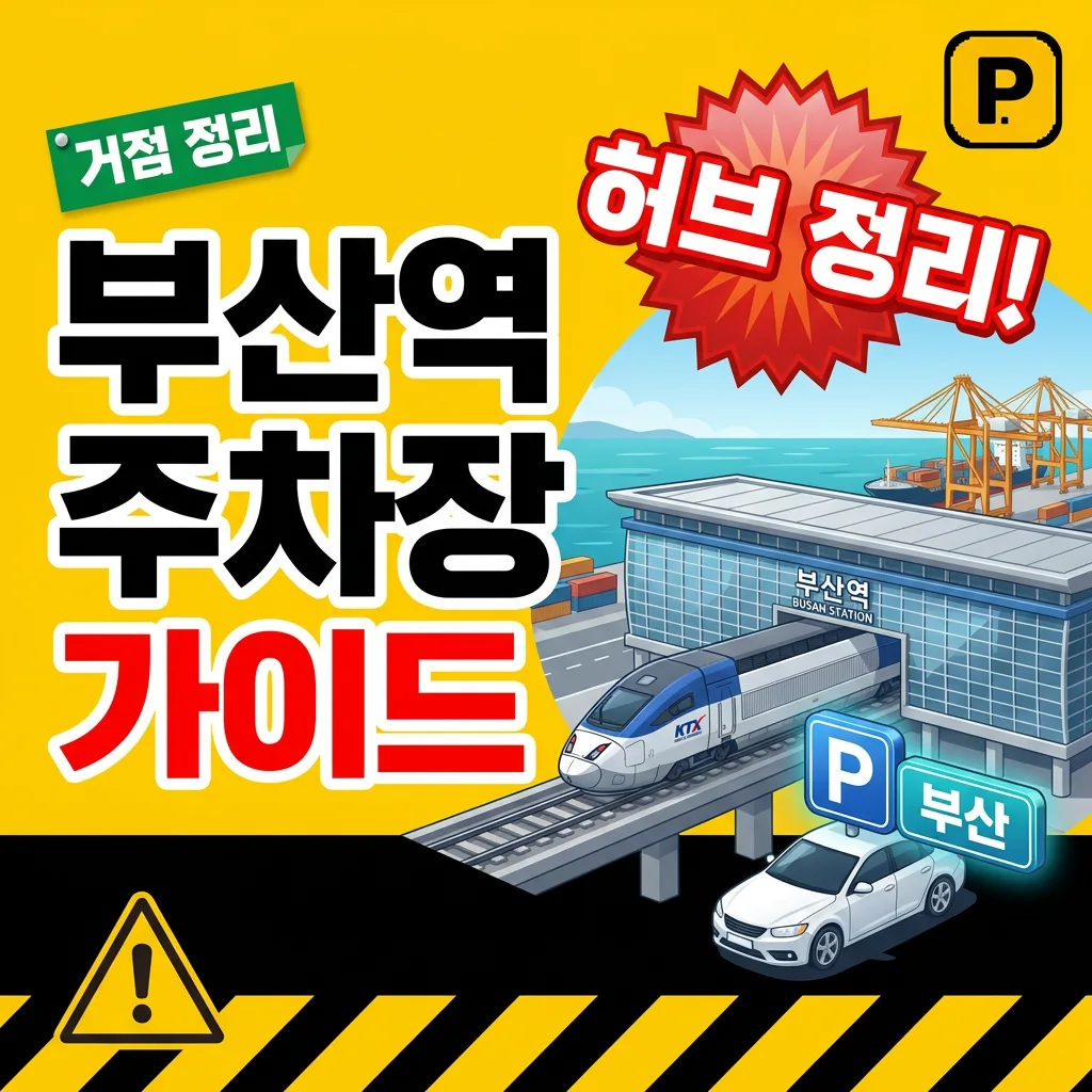 부산역 주차장 가이드