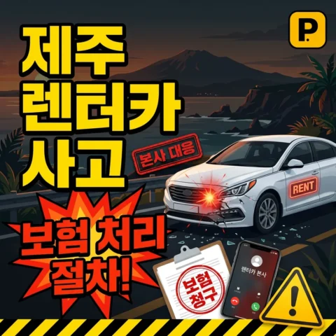 제주 렌터카 사고 시 본사·보험 처리 절차 - FAQ