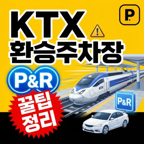 KTX 환승주차장(P&R) 이용법 — 광명·평택지제·오송·천안아산 - 가이드