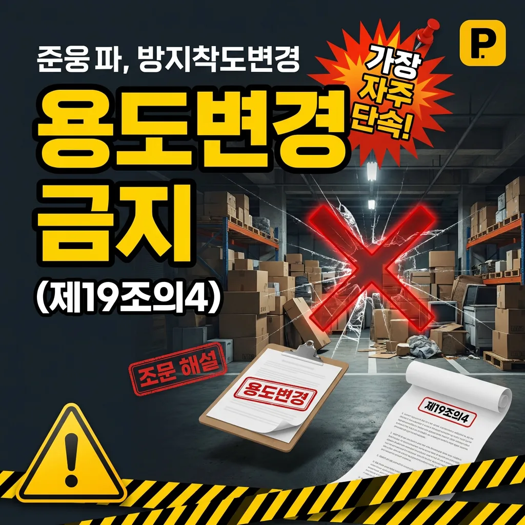 부설주차장 용도변경 금지 (제19조의4) — 가장 자주 단속