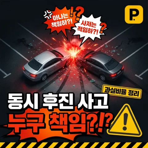 주차장에서 양쪽 모두 후진하다 부딪혔어요. 누구 책임인가요? - FAQ