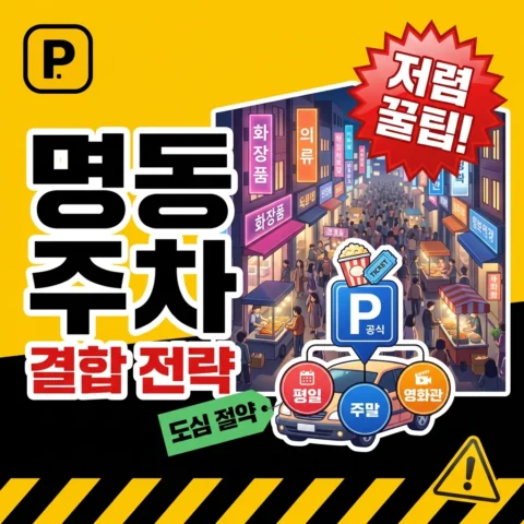 명동 주차 저렴하게 — 평일·주말·영화관 결합 전략 - 꿀팁