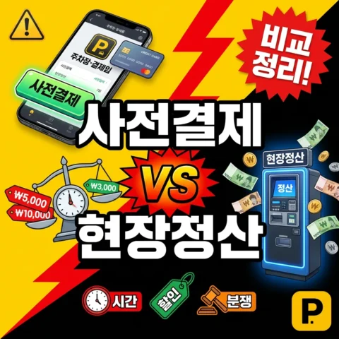 사전결제 앱 vs 현장정산 — 시간·할인·분쟁 비교 - 비교