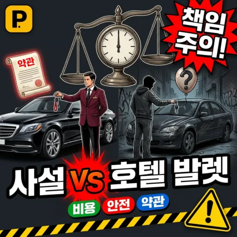 사설 발렛 vs 호텔 발렛 — 비용·안전·약관 비교 - 비교