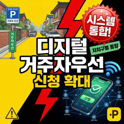 거주자우선주차 디지털 신청 확대 — 자치구별 시스템 통합 동향 - 뉴스