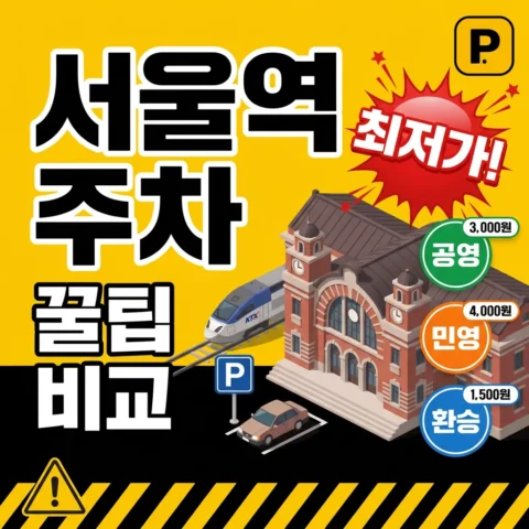 서울역 주차 저렴하게 — 공영·민영·인근 환승 옵션 비교 - 꿀팁
