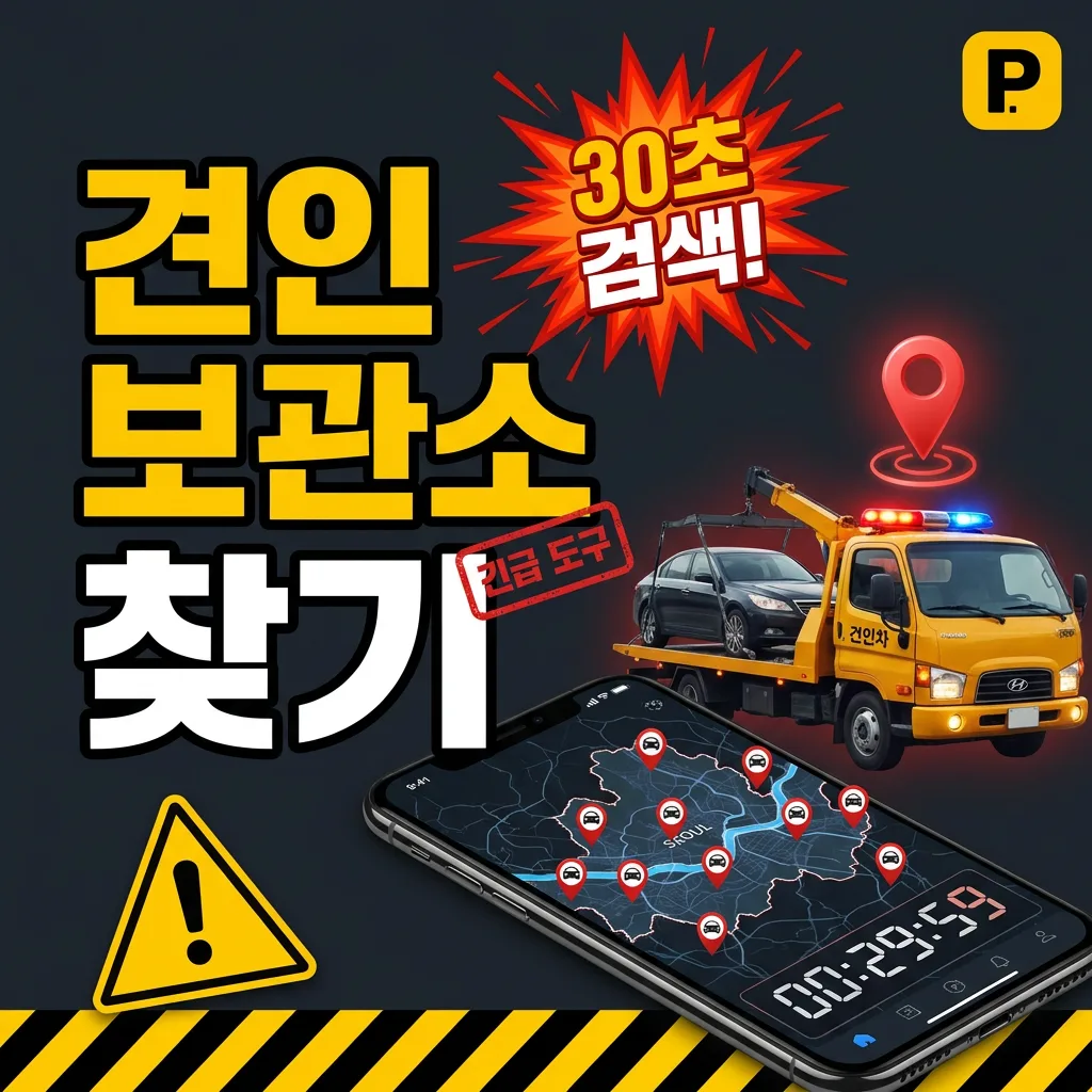 내 차 견인됐을 때 — 시·군·구별 보관소 빠른 검색