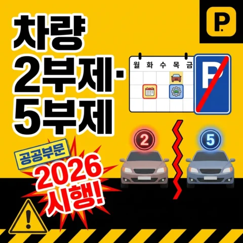 차량 2부제·5부제 가이드 — 2026 공공부문 시행 정리 - 가이드