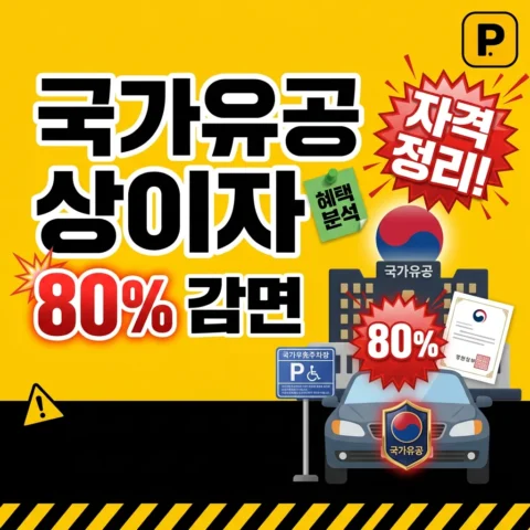 국가유공 상이자 80% 감면 — 누가 받나 - 가이드