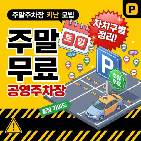 주말 무료개방 공영주차장 종합 가이드 — 자치구별 패턴 - 가이드