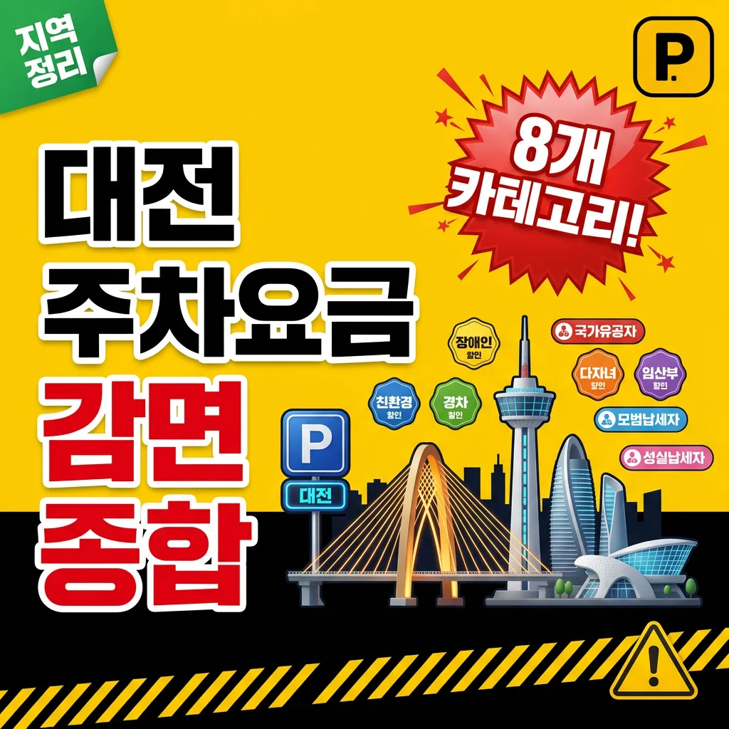 대전광역시 주차요금 감면 — 8개 카테고리 종합