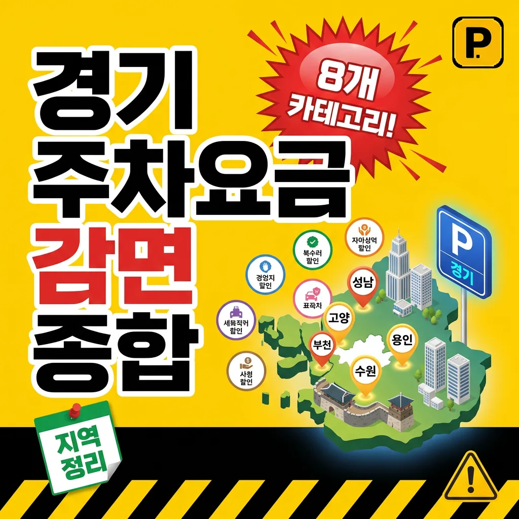 경기도 주차요금 감면 — 8개 카테고리 종합