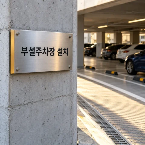 부설주차장 설치 의무·면제·구조 기준 완전 가이드 (2026) - 가이드