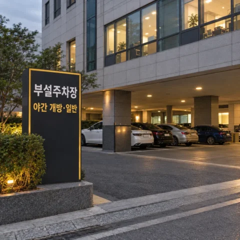 부설주차장 야간 개방·일반 이용 근거 — 주차장법 제19조 개방주차장 (2026) - 가이드