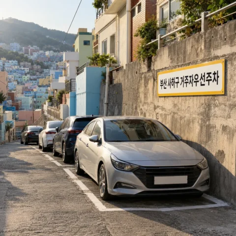 부산 사하구 거주자우선주차 신청 — 주거지전용주차장 67개소와 월 요금 - 가이드