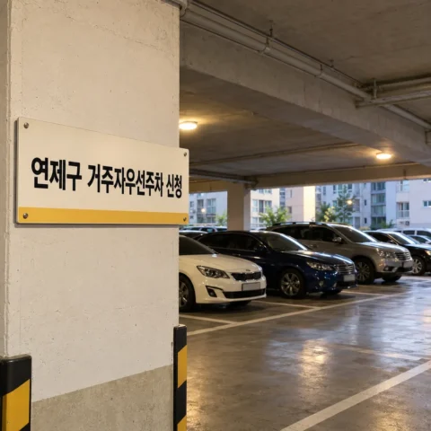연제구 거주자우선주차 신청 — 116곳 월 4만 원·주민센터 접수와 공유주차 - 가이드