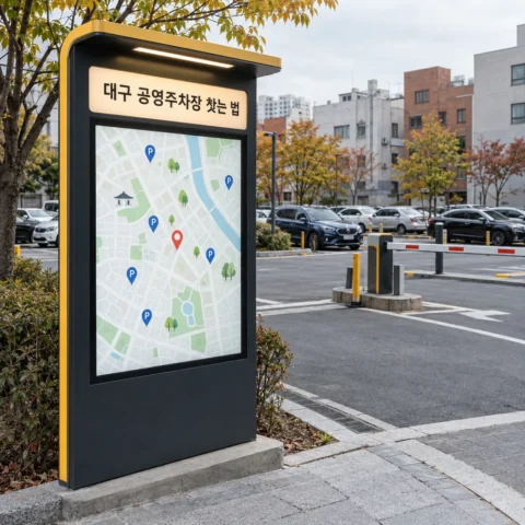 대구 공영주차장 찾는 법 — 대구시 주차포털 요금·감면 가이드 - 랭킹