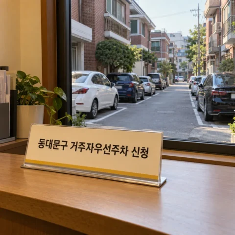 동대문구 거주자우선주차 신청 — 2027 상반기 10월 30일 발표, 노상 전일 월 4만 원 - 가이드
