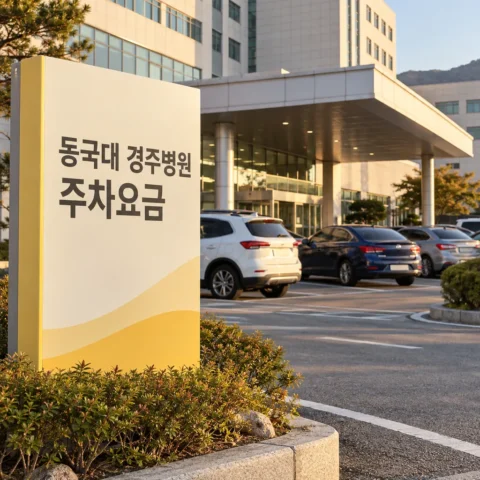 동국대 경주병원 주차요금 — 최초 30분 무료, 30분당 500원, 외래 6시간 (2026) - 꿀팁