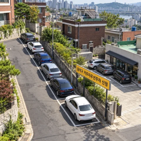 동작구 거주자우선주차 신청 — 대기자 등록·노상 월 요금·제외 대상 - 가이드