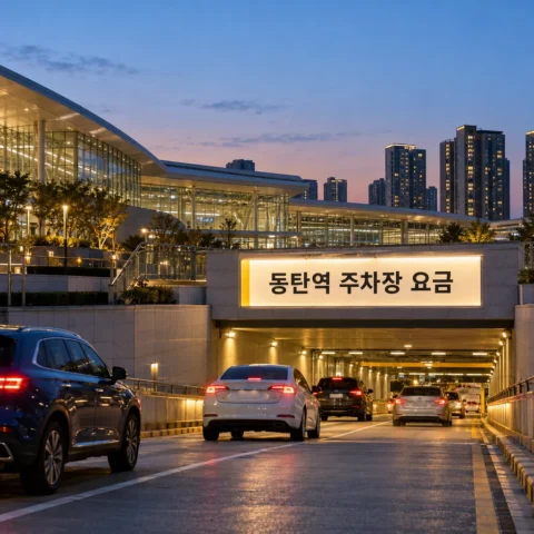 동탄역 주차장 요금 — 지하 443면, 30분 1,500원·1일 25,000원 (2026) - 가이드