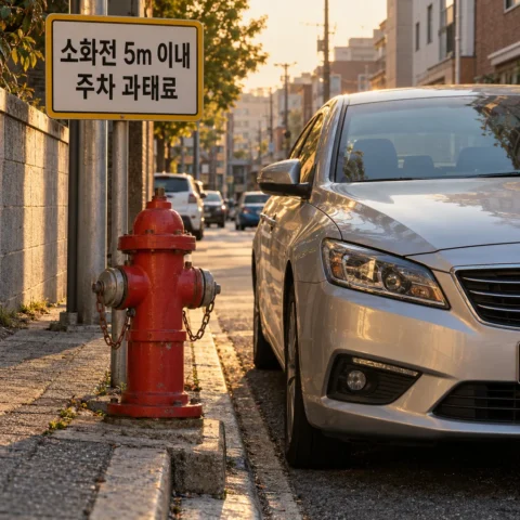 소화전 5m 이내 주차 과태료 — 승용 4만~8만 원, 도로교통법 기준 (2026) - 가이드