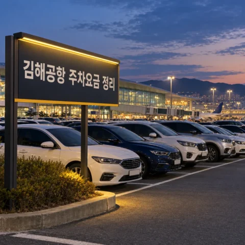김해공항 주차요금 정리 — P1·P2 하루 최대 1만 원·감면 (2026) - 가이드