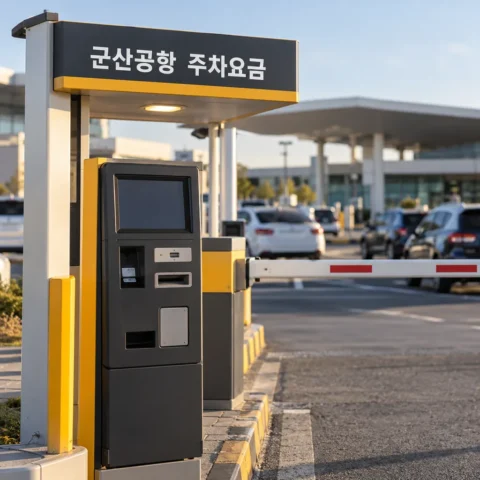 군산공항 주차요금 — 소형 24시간 6,000원·유료 467대 만차 안내 (2026) - 가이드