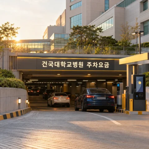 건국대학교병원 주차요금 — 입차 후 30분 무료, 외래 8시간 무료 (2026) - 가이드