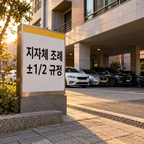 지자체 조례 ±1/2 규정 — 우리 동네 부설주차장 기준이 다른 이유 (2026) - 가이드
