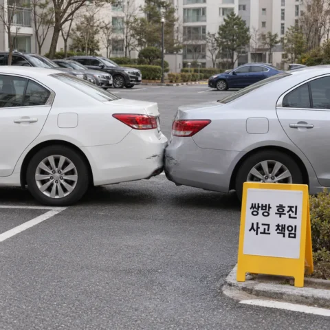 주차장에서 양쪽 모두 후진하다 부딪혔어요. 누구 책임인가요? - FAQ