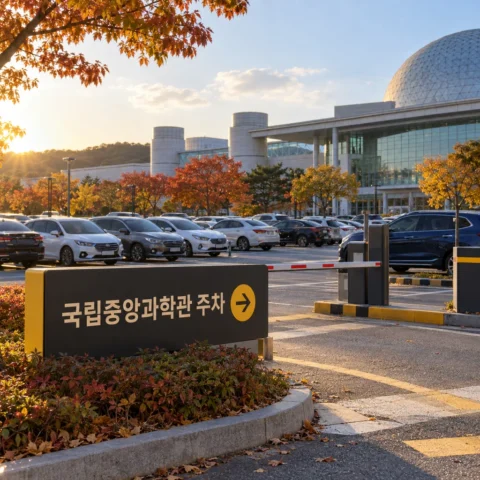 국립중앙과학관 주차 — 568면, 소형 5시간 4,000원·30분 이내 무료 (2026) - 가이드