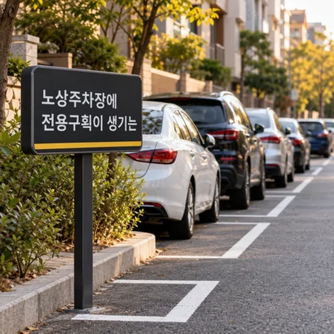 노상주차장에 전용구획이 생기는 경우 5가지 — 주차장법 제10조·시행규칙 제6조의2 (2026) - 가이드