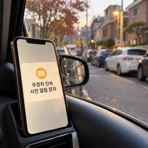 주정차 단속 사전 알림 문자 가입 방법과 한계 — 구청별로 따로 신청 (2026) - 가이드