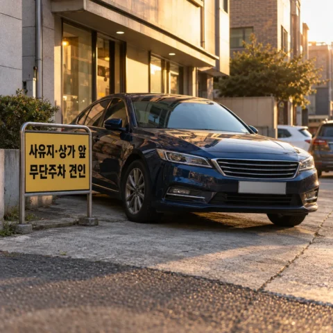 사유지·상가 앞 무단주차 견인 가능할까 — 주차장법·민사 구분 (2026) - FAQ