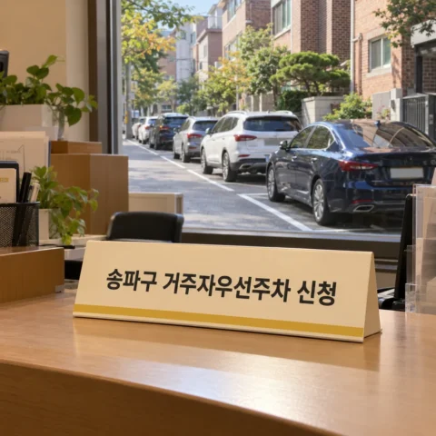 송파구 거주자우선주차 신청 — 상시 접수·3개월 요금·감면 (2026) - 가이드